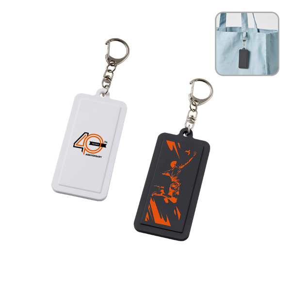 販促STYLE ラバーキーホルダー(スクエア型)