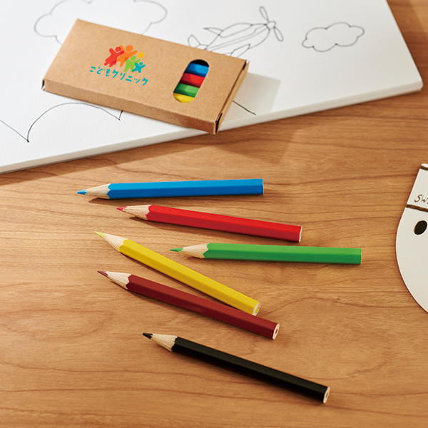 ミニ色鉛筆6Pセット