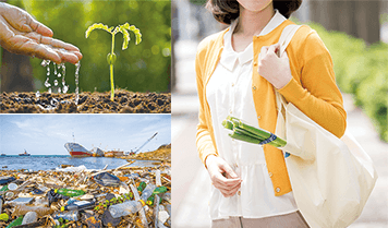 エコバッグを活用して地球環境対策を