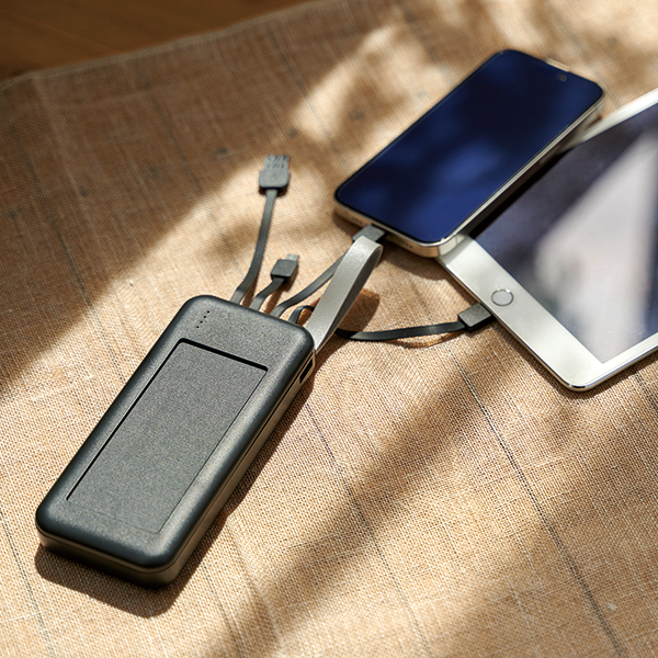 【PSE取得】3in1ケーブル付きソーラーチャージャー