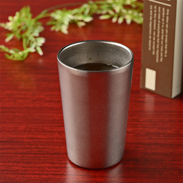 チタン二重タンブラー　350ml