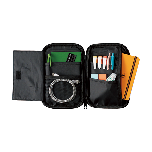 スマホが置ける　まとめるポーチ