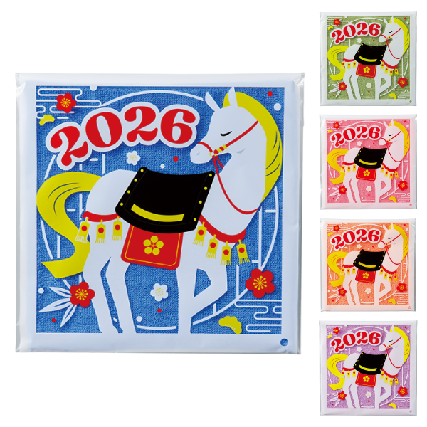 わくわく干支タオル(午)