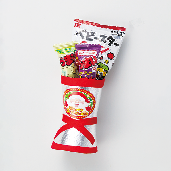 クリスマス　銀ブーツミニ