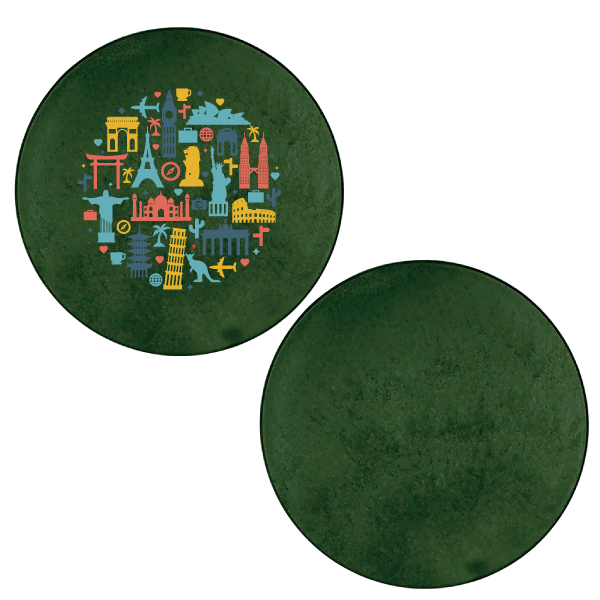 ReNOV　丸型コースター　お茶