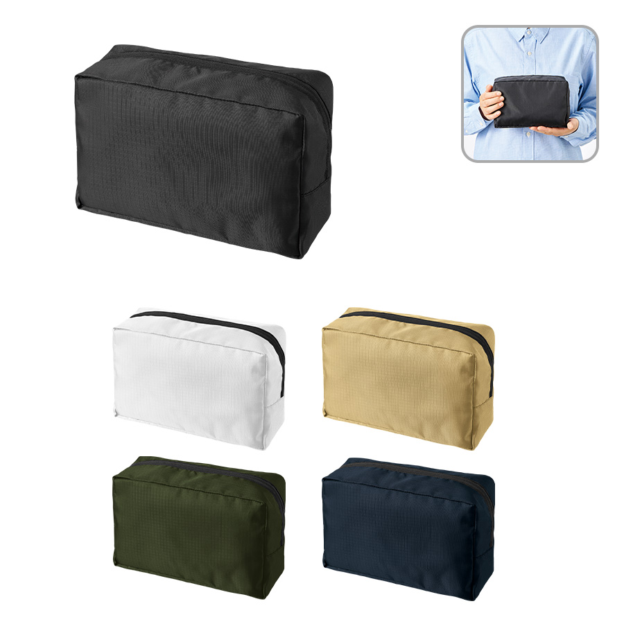 リップストップスクエアポーチ(L)