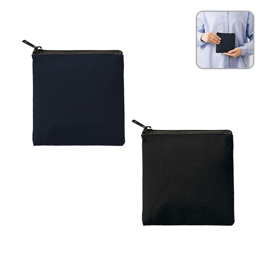 ライトキャンバスフラットポーチ(SS)