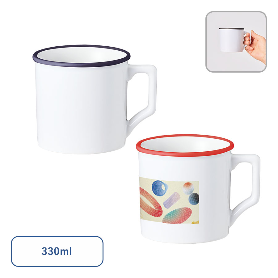 陶器マグストレート　ラウンドリップ(Ｍ)