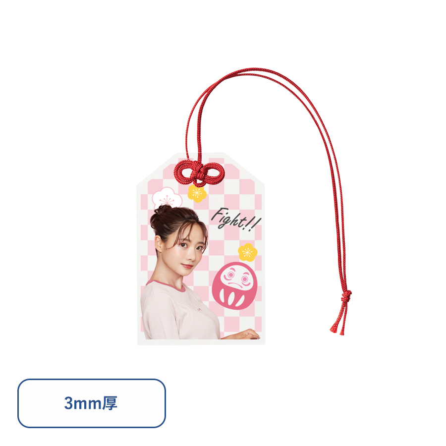 アクリルお守り(M)　3mm厚　片面印刷