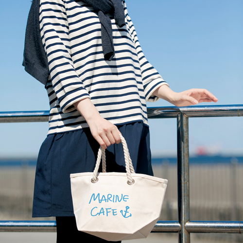 販促STYLE 厚手キャンバスロープハンドルトート ナチュラル