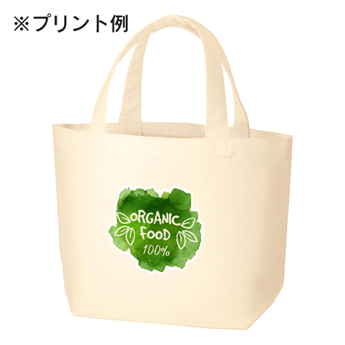 販促STYLE オーガニックコットンキャンバストート(S) ナチュラル 内ポケット