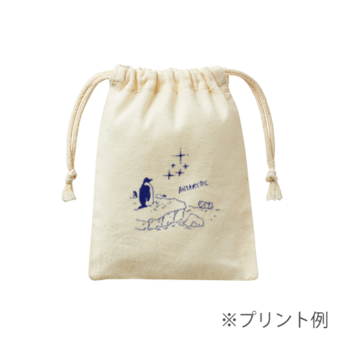 販促STYLE コットン巾着(SS) ナチュラル